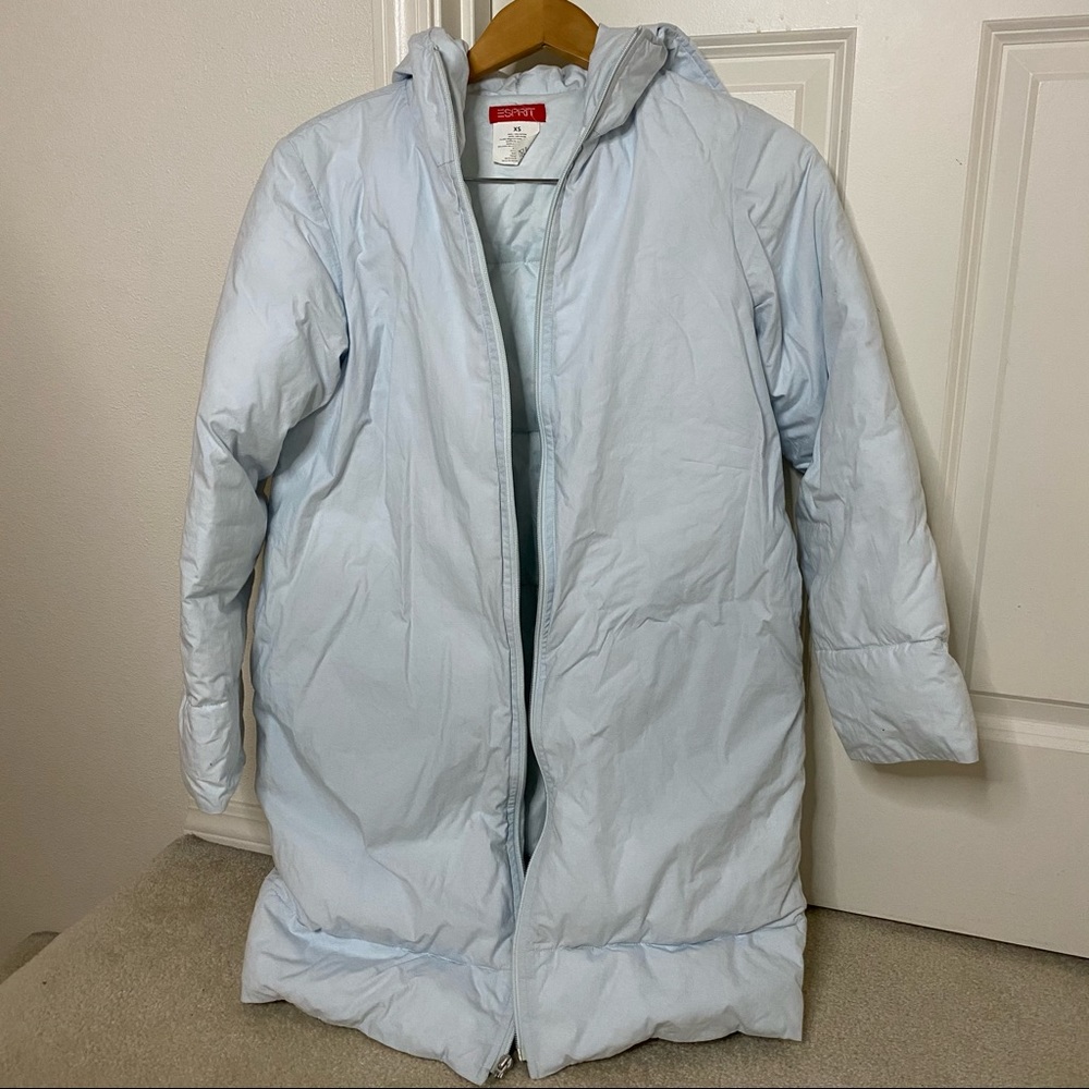 Esprit Light Blue Down Jacket